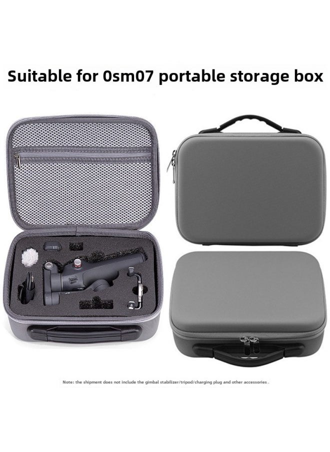 Generic Applicable To For DJI Dajiang OSMO 7/7P Storage Bag Mobile7 Handheld Yuntai Stabilizer Storage Box Lingmou 7 Pack-Color:Grey-Size:26/17/8.5cm  - Image 3