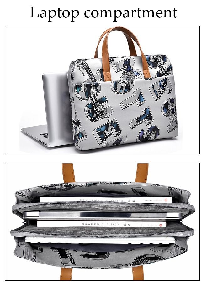 16 Inch Laptop Bag Lightweight Computer Bag Travel Business Briefcase Water Resistance Dustproof Shoulder Messenger Bag for Men and Women Work Office  - Image 3