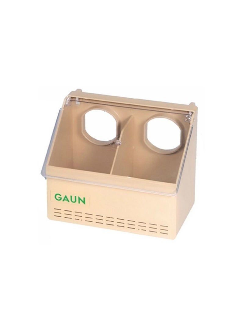 Gaunsa Gaun Bird Feeder with 2 Holes for Pigeons and other similar Birds (Made in Spain)