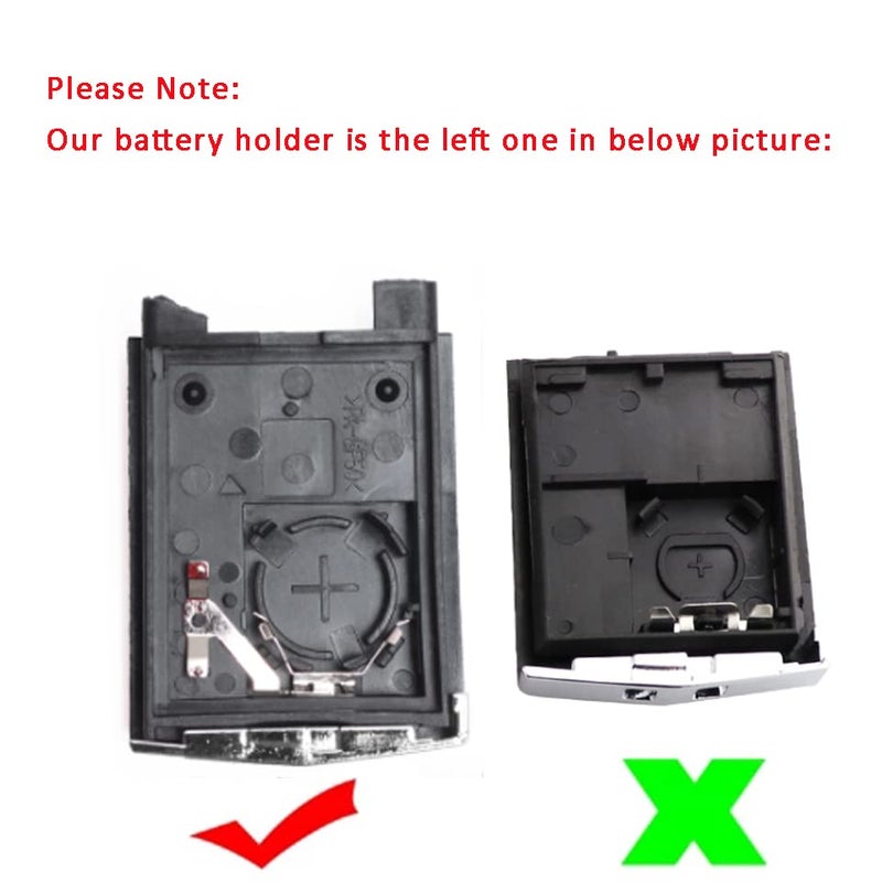 Keyecu Replace Flip Shell Remote Key Case Fob 3 Button For Mazda 3 5 6 RX8 CX5 CX7 CX9,(Empty Shells) - Image 2