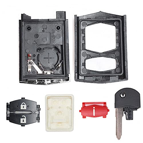 Keyecu Replace Flip Shell Remote Key Case Fob 3 Button For Mazda 3 5 6 RX8 CX5 CX7 CX9,(Empty Shells) - Image 3
