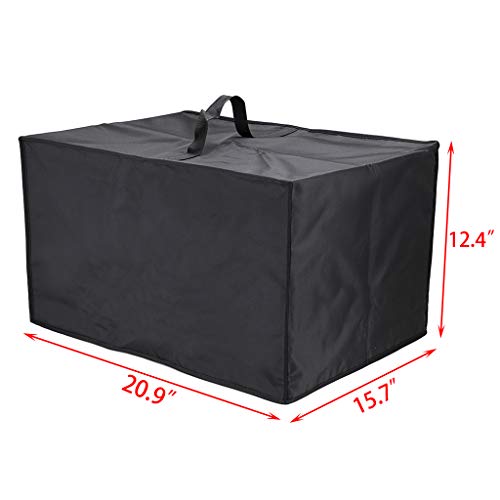 OwnMy Heat-Resistant Dust-Proof Microwave Oven Grill Cover Protector - Waterproof Nylon Fabric Microwave Oven Dust Cover Case Protections for Toaster Oven (Black) - Image 3