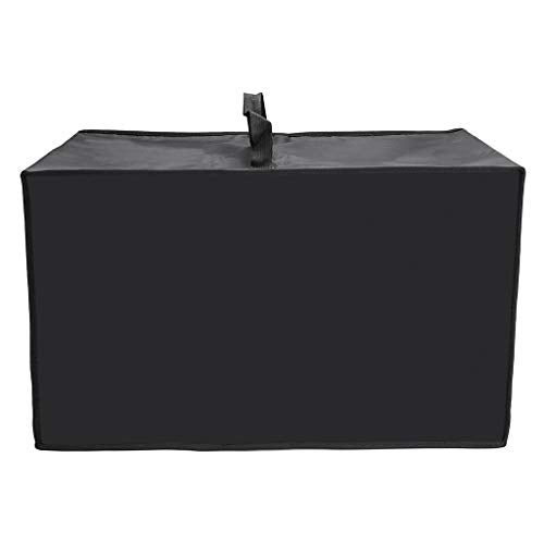 OwnMy Heat-Resistant Dust-Proof Microwave Oven Grill Cover Protector - Waterproof Nylon Fabric Microwave Oven Dust Cover Case Protections for Toaster Oven (Black) - Image 1