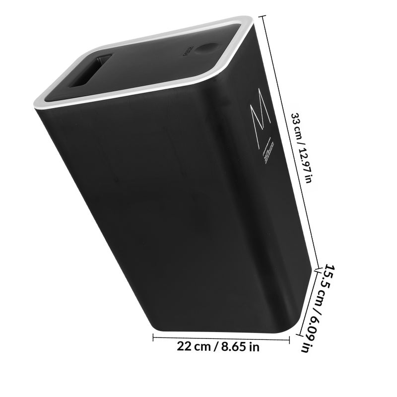 Trash Can with Lid Garbage Bin Large Waste Bin Container for Kitchen Bathroom - Image 2