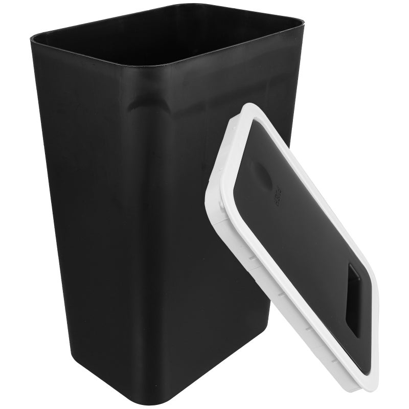Trash Can with Lid Garbage Bin Large Waste Bin Container for Kitchen Bathroom - Image 4
