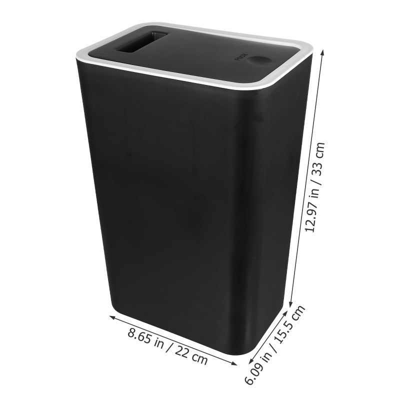 Trash Can with Lid Garbage Bin Large Waste Bin Container for Kitchen Bathroom - Image 3