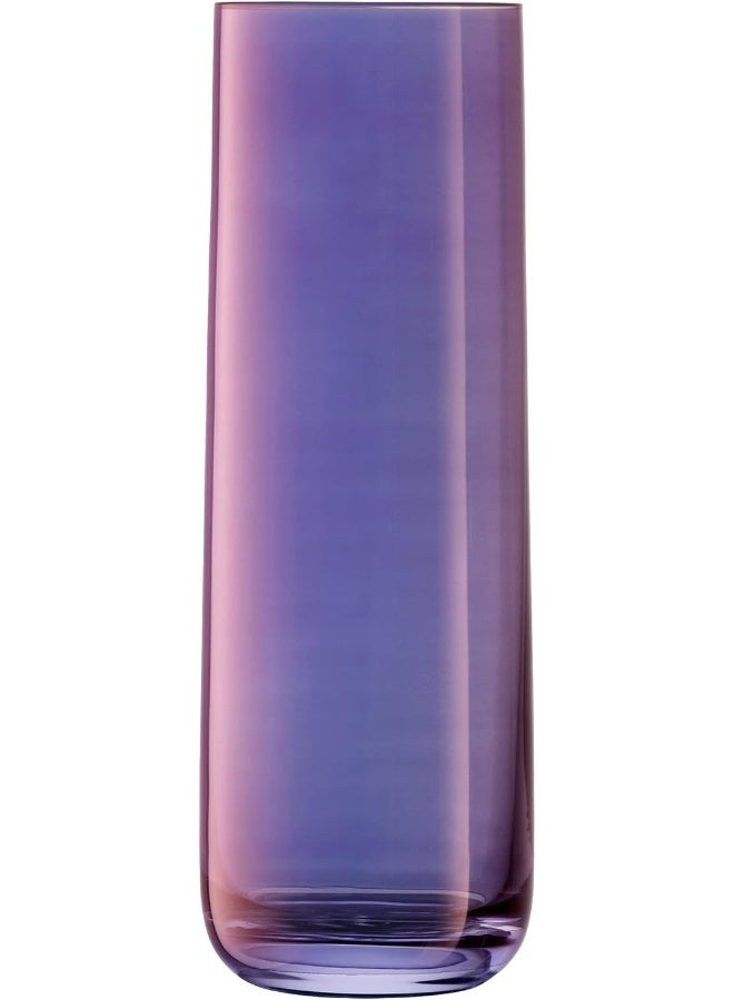 LSA International LSA الدولية L.S.A. LS 579387 زجاجة مشروب طويلة باهتة أرجوانية 420 مل مجموعة من 4 قطع - Image 2