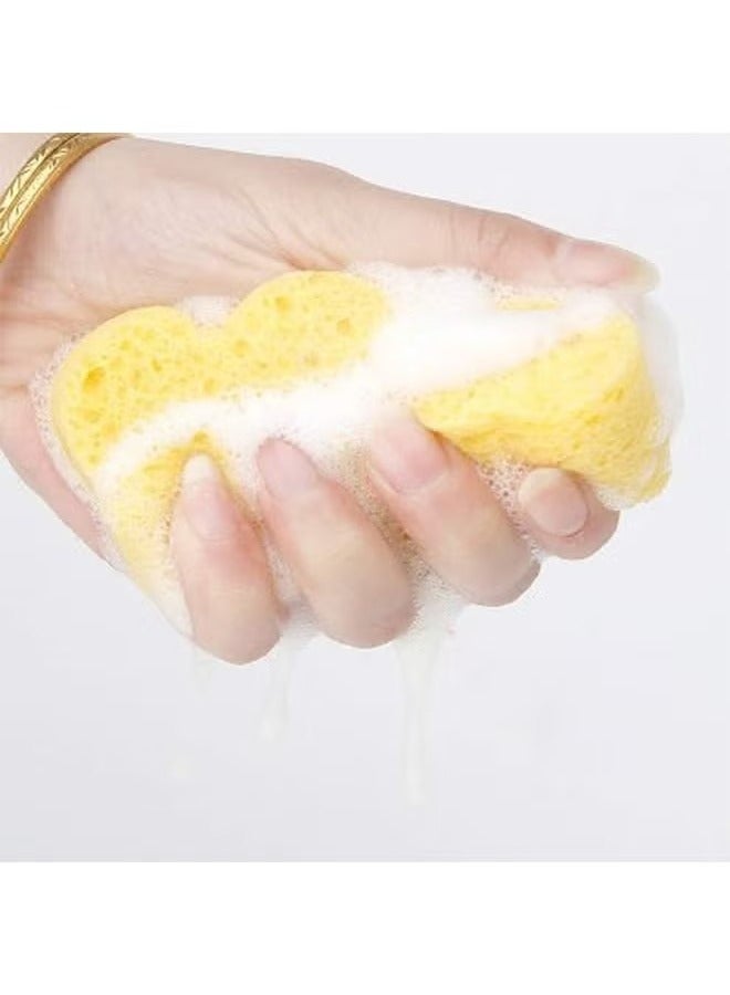 4-Piece Baby Bath Sponge, Toddler Foam Rub Shower Sponge, Soft Cotton Scrubber Bath Brush, Bath Foam Rub Shower Sponge for Toddler Infant Newborn - Image 3