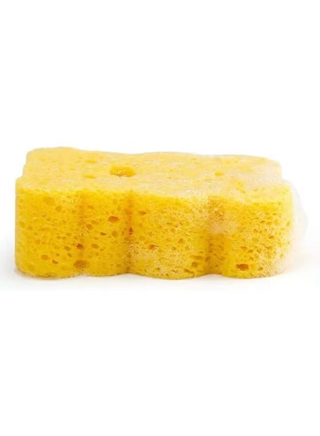4-Piece Baby Bath Sponge, Toddler Foam Rub Shower Sponge, Soft Cotton Scrubber Bath Brush, Bath Foam Rub Shower Sponge for Toddler Infant Newborn - Image 5