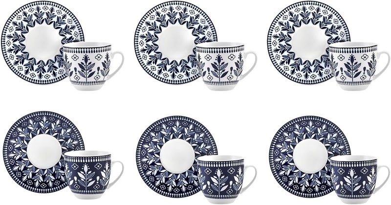 Karaca Peyker Coffee Cup Set for 6 People 85 ml - Image 4