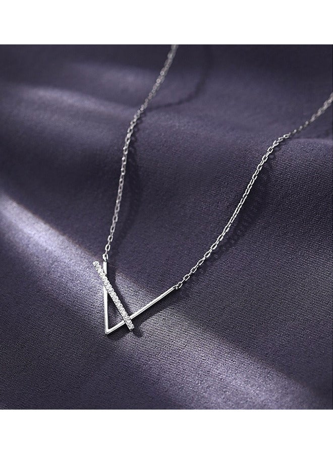 Depend V-Shaped Pendant Necklace For Women And Girls Trendy Fashion Accessories With A Unique Minimalist Vibe Fashion Jewelry Dress Accessories - Image 5