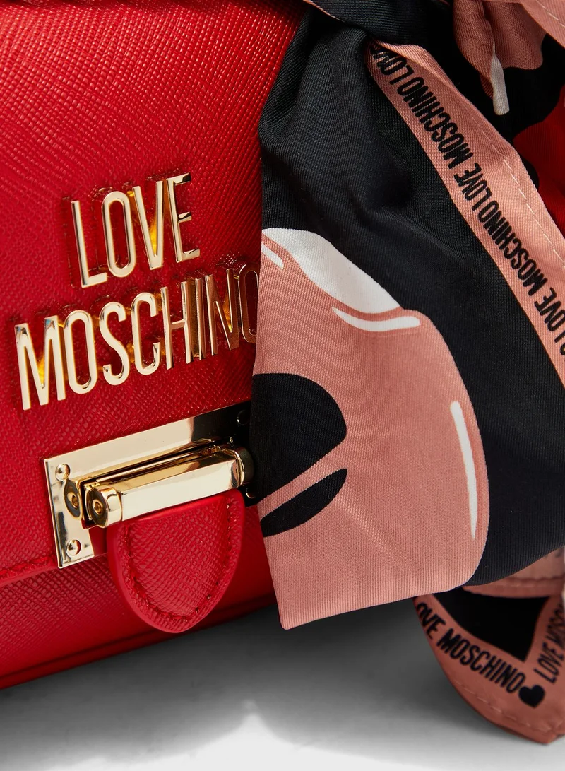 Love Moschino Scarf Detail Crossbody