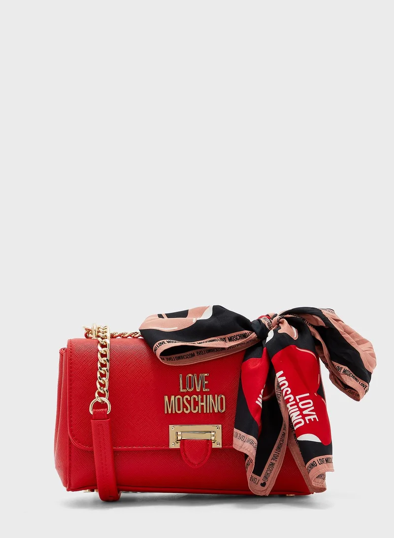 Love Moschino Scarf Detail Crossbody