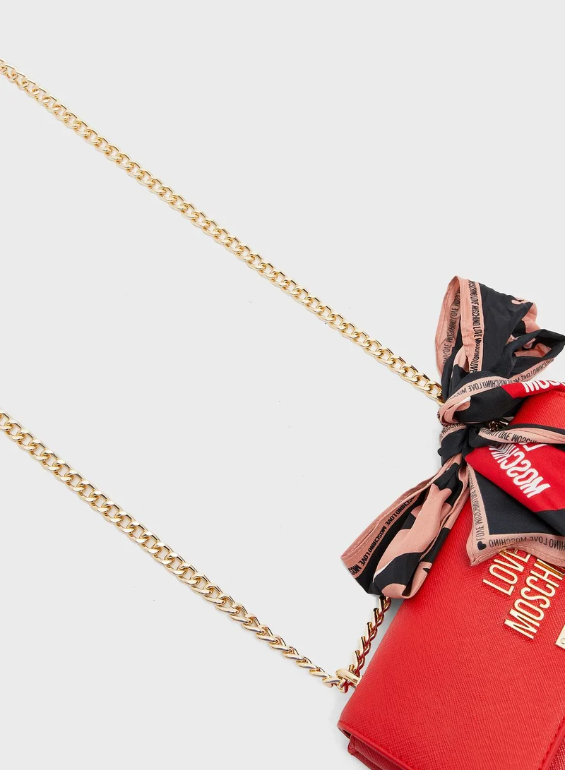 Love Moschino Scarf Detail Crossbody