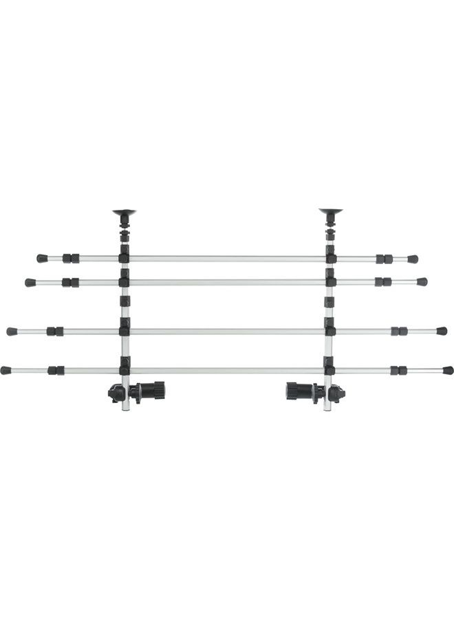 Trixie Pet Barrier for Vehicles, Dog Barrier for Cars and SUVs, Adjustable and Expandable, Aluminum, Medium