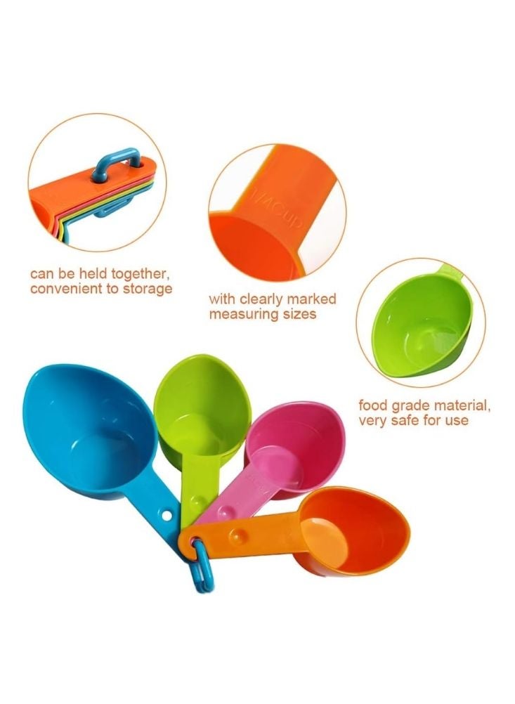 بت مغرفة طعام الحيوانات الأليفة - كوب قياس بلاستيكي متين لطعام الكلاب والقطط - Image 3