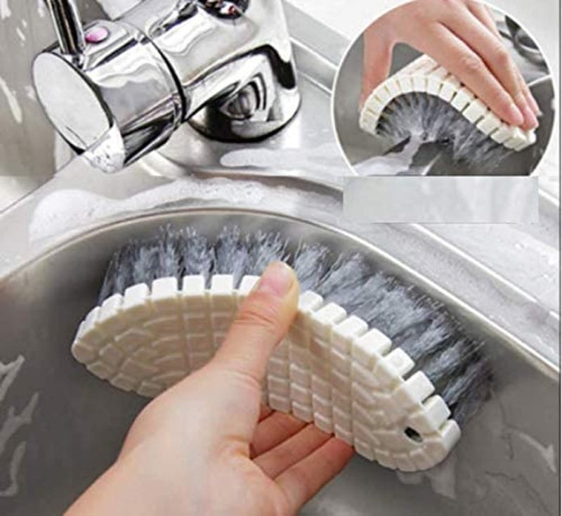 HEXONIQ® Flexible Cleaning Brush Multi-Purpose Soft Bendable Brush for Clothes Shoes Kitchen Sink Pots Dishes Bowls Tiles and Stove Household Flexible Cleaning Brushes (Pack of 1) - Image 5