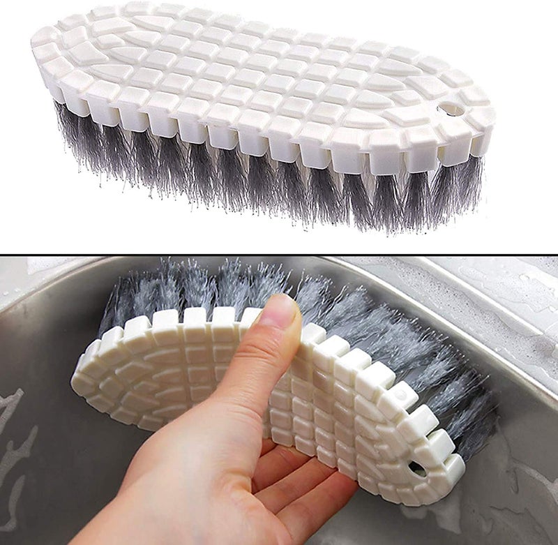 HEXONIQ® Flexible Cleaning Brush Multi-Purpose Soft Bendable Brush for Clothes Shoes Kitchen Sink Pots Dishes Bowls Tiles and Stove Household Flexible Cleaning Brushes (Pack of 1) - Image 2