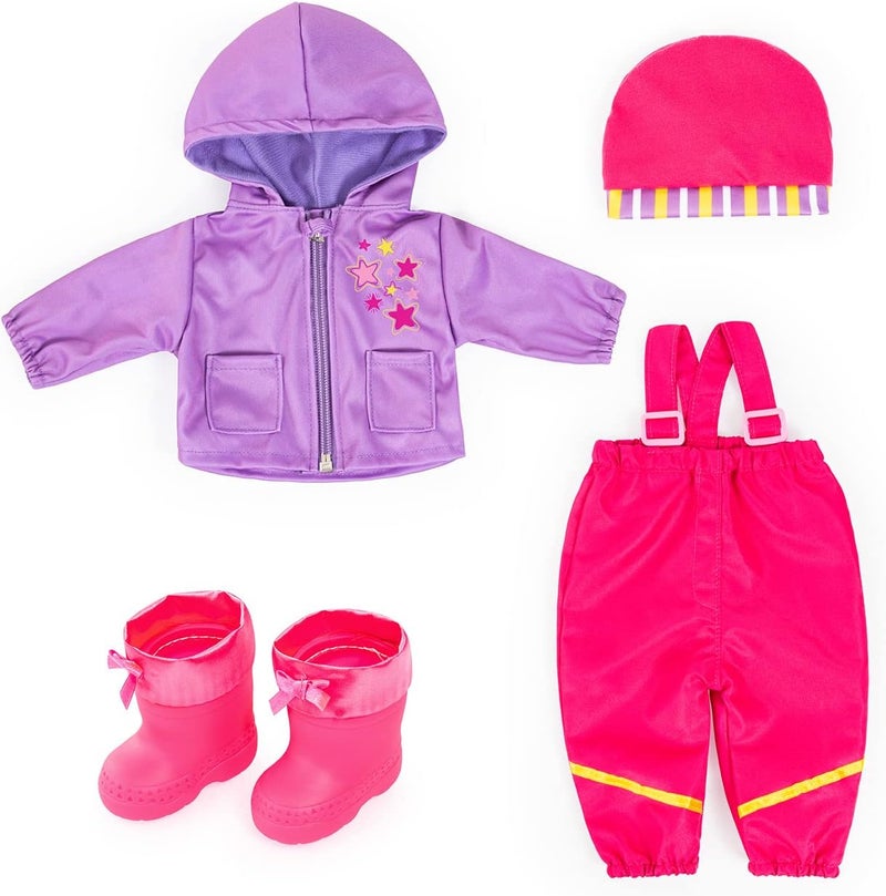 Bayer Design 84200AG Doll Clothes, Outfit, Dressing, Baby Dolls, 38-43 cm, Multi-Piece, Doll Accessories - Image 1