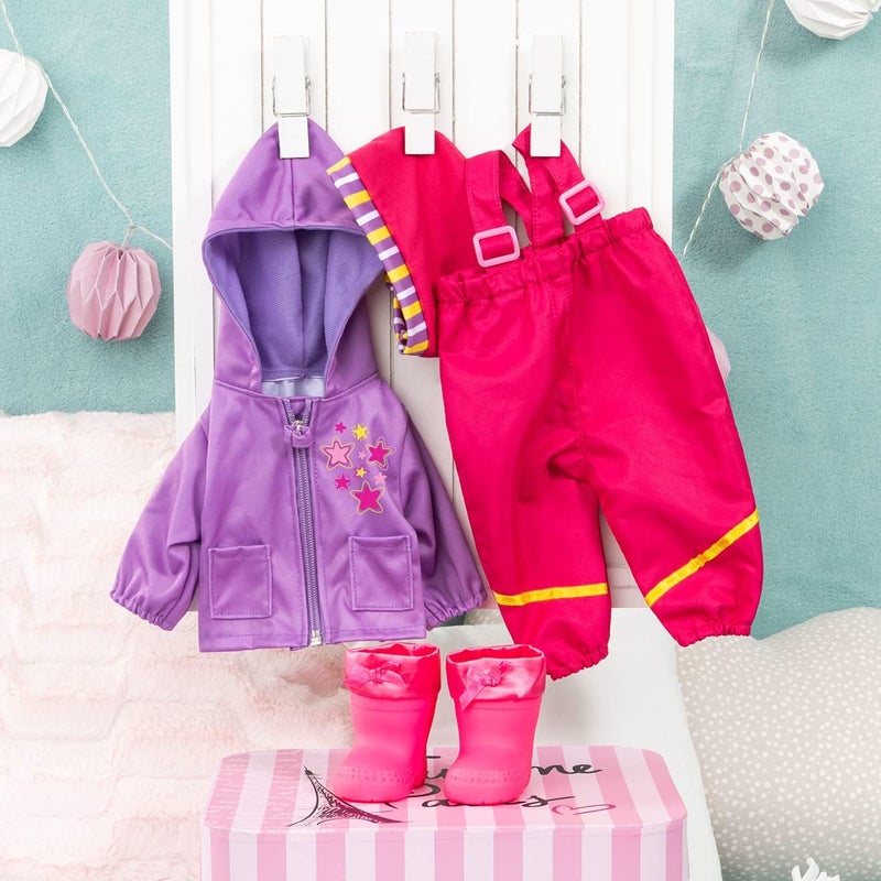 Bayer Design 84200AG Doll Clothes, Outfit, Dressing, Baby Dolls, 38-43 cm, Multi-Piece, Doll Accessories - Image 2
