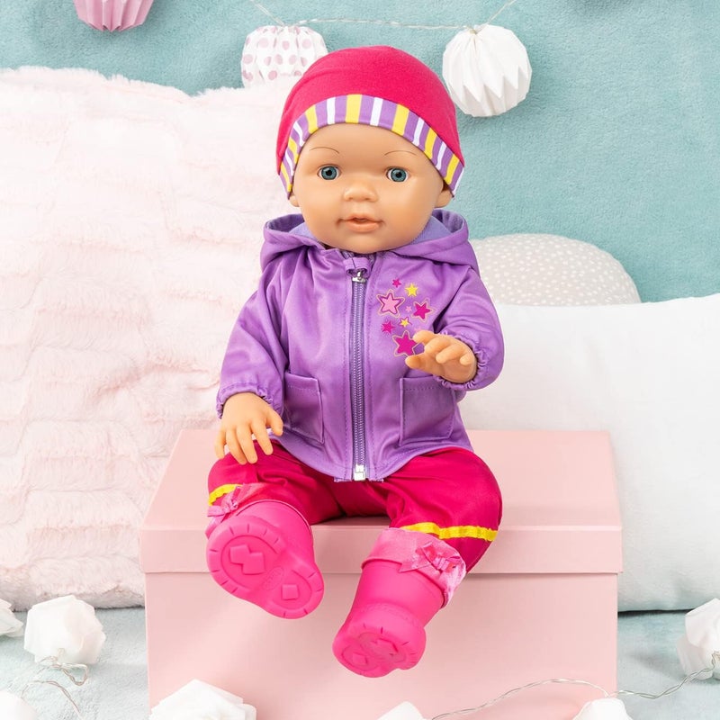 Bayer Design 84200AG Doll Clothes, Outfit, Dressing, Baby Dolls, 38-43 cm, Multi-Piece, Doll Accessories - Image 4