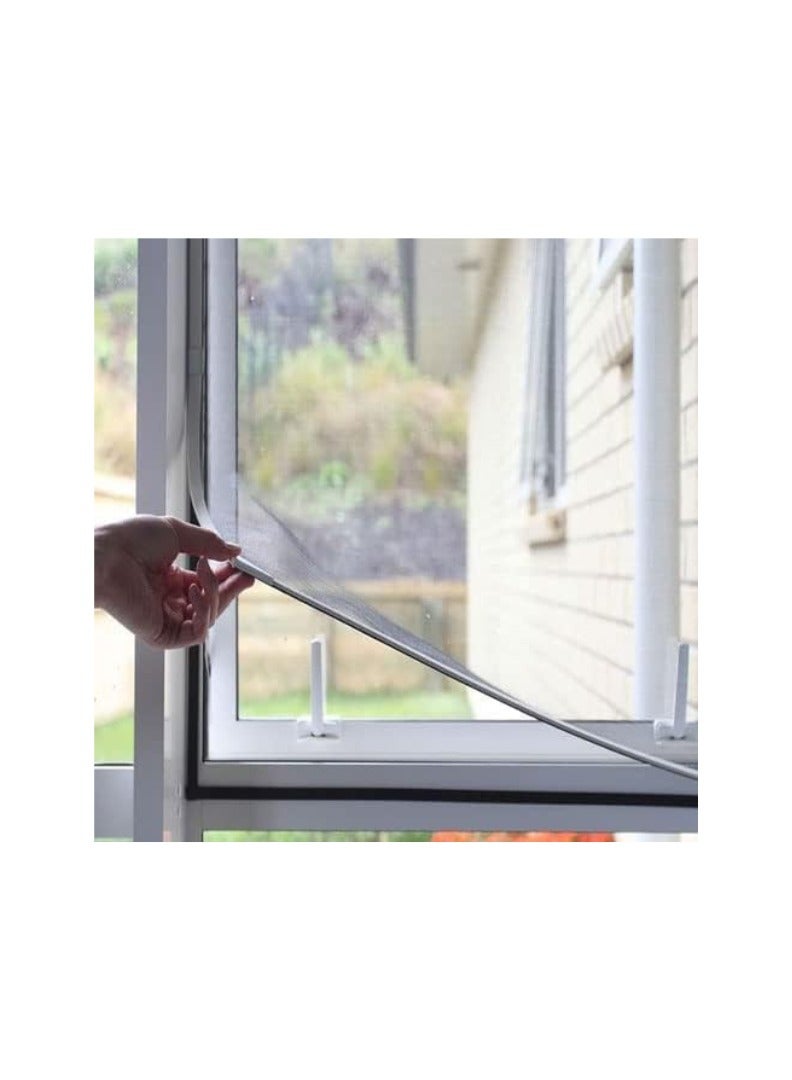 KNP Black Fiber Glass Netting Adjustable Window Screens 4ft x 20mtr netting offers robust durability while providing an effective barrier against insects debris and excessive sunlight. - Image 2