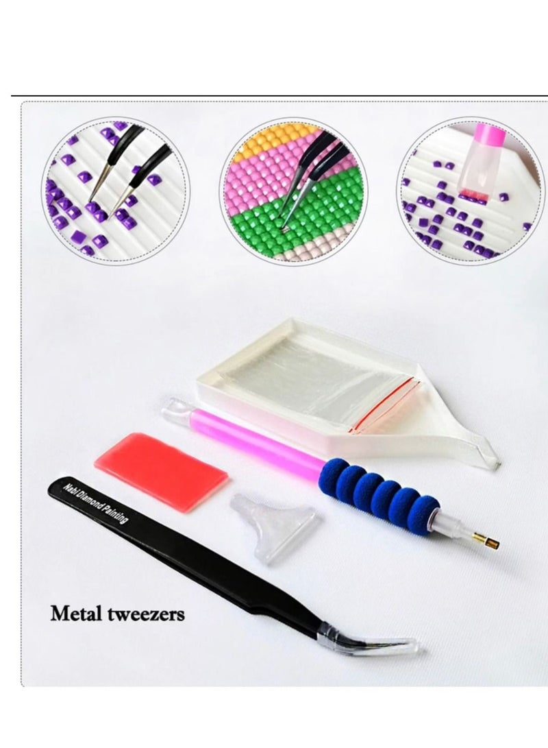 STRATEG DIY 5D Round Diamond Painting Craft Kits Multicolor - Image 3