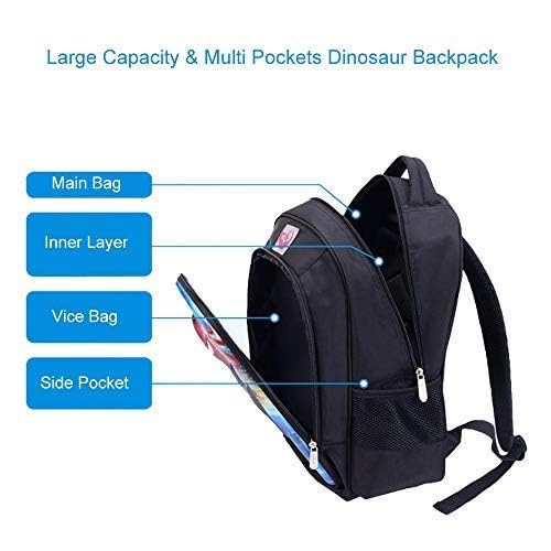 MATMO Dinosaur Backpack Student Backpacks for Boys School Backpack Kids Bookbag (Dinosaur 6) - Image 5