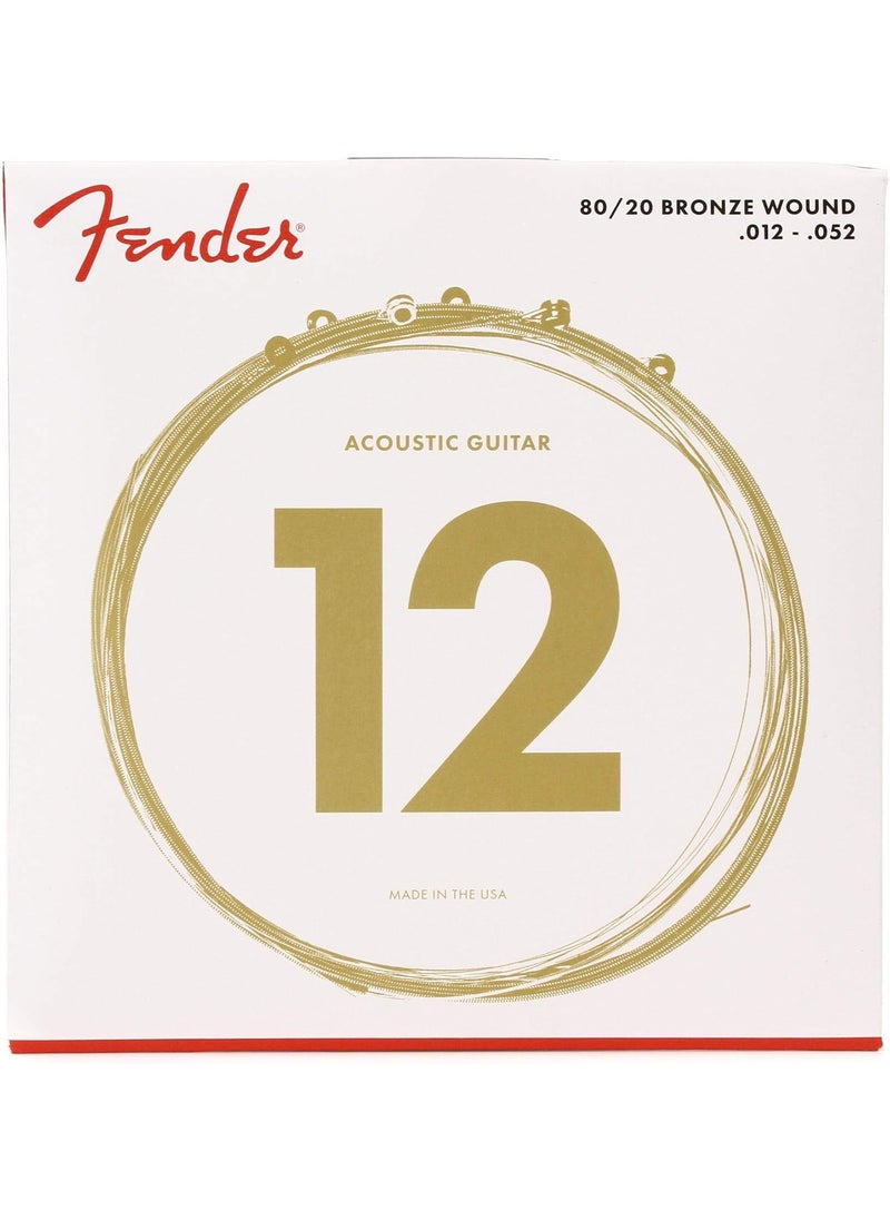 FENDER - Fender 8020 Bronze Acousitc Guitar Strings Ball End 70L 012052 - Image 1