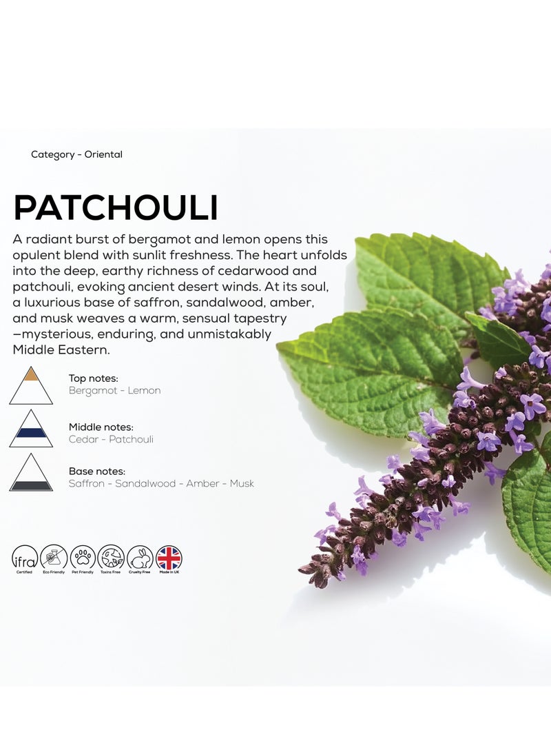 Dr Scent Breeze of Joy Diffuser Aroma Patchouli - Notes Roses & Lemon Ending with Sugary Musk Smell (500ml) - Image 2