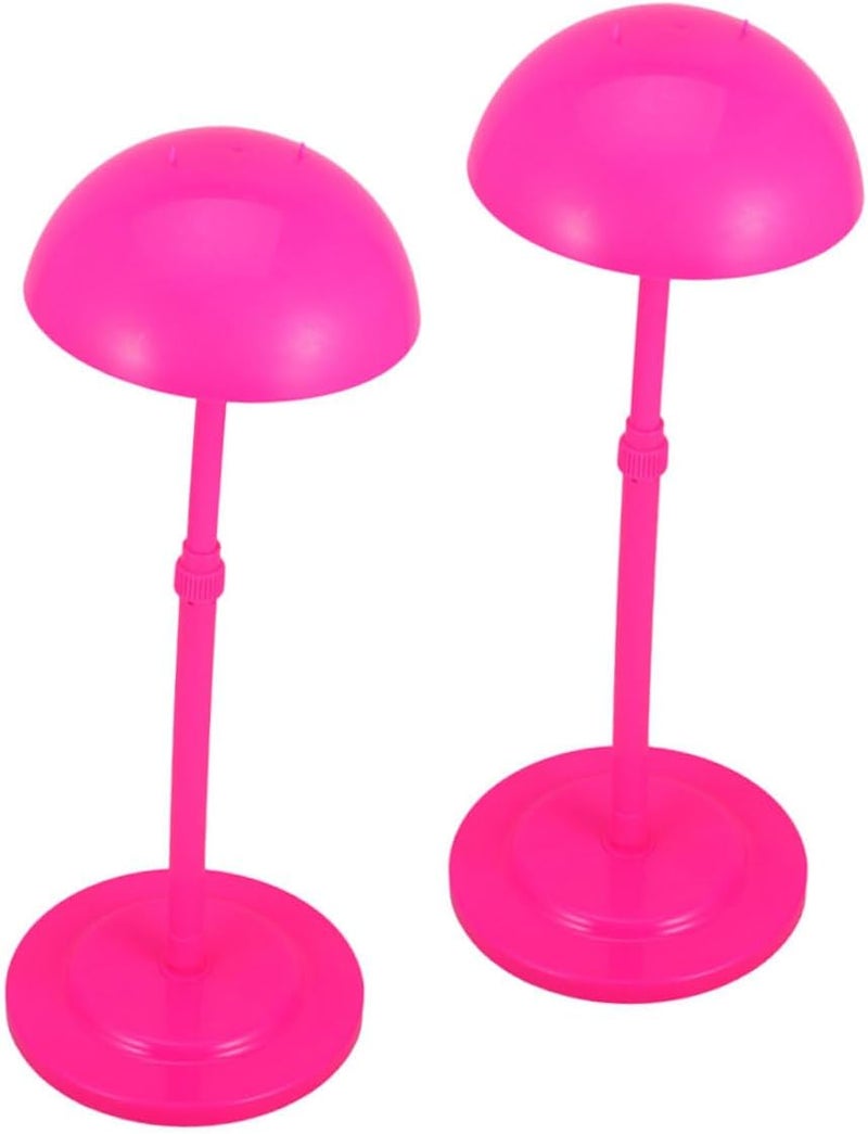 Adjustable Height Wig Holder Pair Wig Display Stand Hat Display Rack for Women’s Hair Accessories and Styling - Image 1