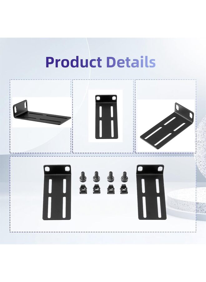 Rack Mount Kit Universal Adjustable 19 Inch Rack Ears - Image 4