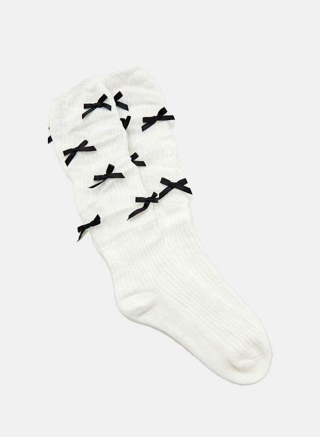 FOREVER 21 Bow Crew Socks  - Image 2