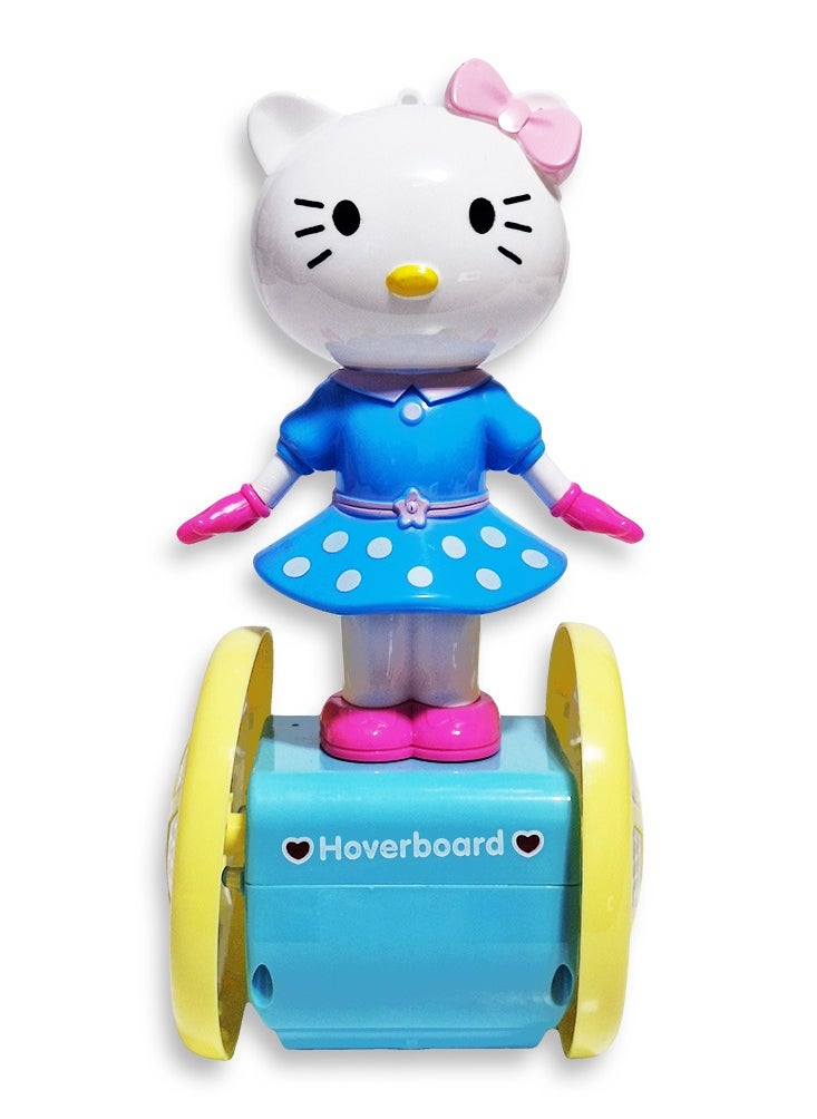 Generic Ramadan lantern, a wonderful musical toy for children, a dancing Ramadan lantern with Hello Kitty cartoon characters on a moving, illuminated wheel board, cute Ramadan lanterns, a new Ramadan lantern toy for children, model NO.5095B, ​​multi-colored  - Image 1
