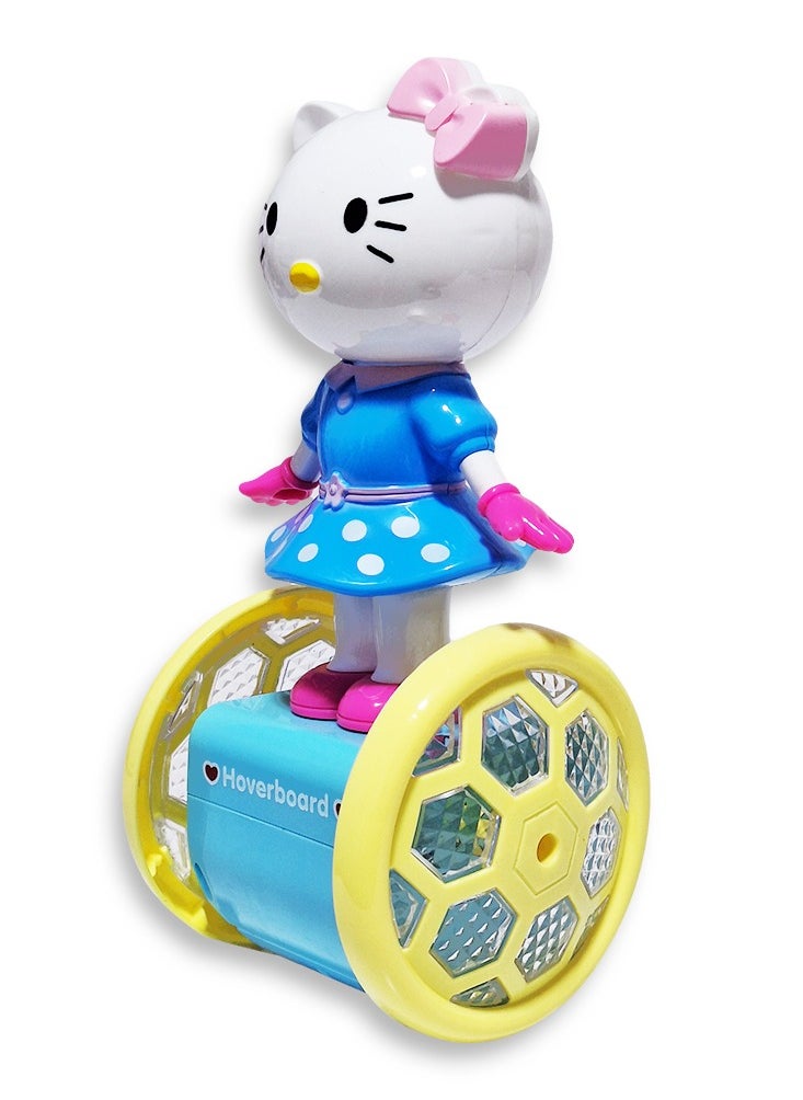 Generic Ramadan lantern, a wonderful musical toy for children, a dancing Ramadan lantern with Hello Kitty cartoon characters on a moving, illuminated wheel board, cute Ramadan lanterns, a new Ramadan lantern toy for children, model NO.5095B, ​​multi-colored  - Image 4