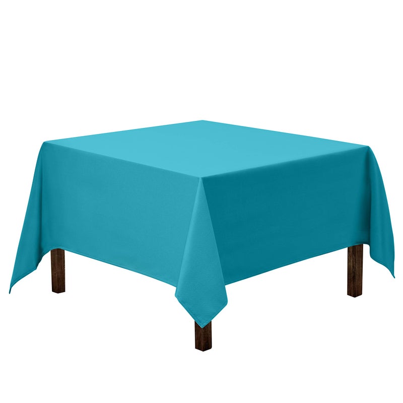 Gee Di Moda Square Tablecloth 52 x 52 Inch Caribbean Table Cloth for Small Square or Round Tables Heavy Duty Washable Fabric for Buffet Table Holiday Party Dinner Wedding Baby Shower