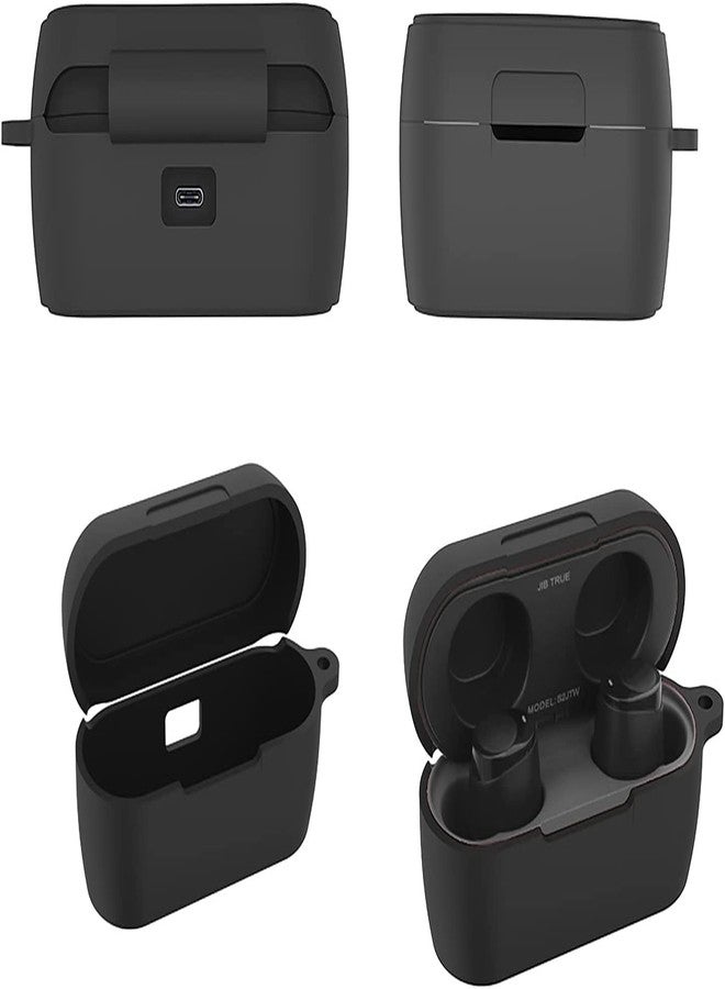 LEFXMOPHY غطاء بديل لجهاز JIB True لسماعات Skullcandy Jib True اللاسلكية، غلاف سيليكون أسود واقي - LEFXMOPHY - Image 2