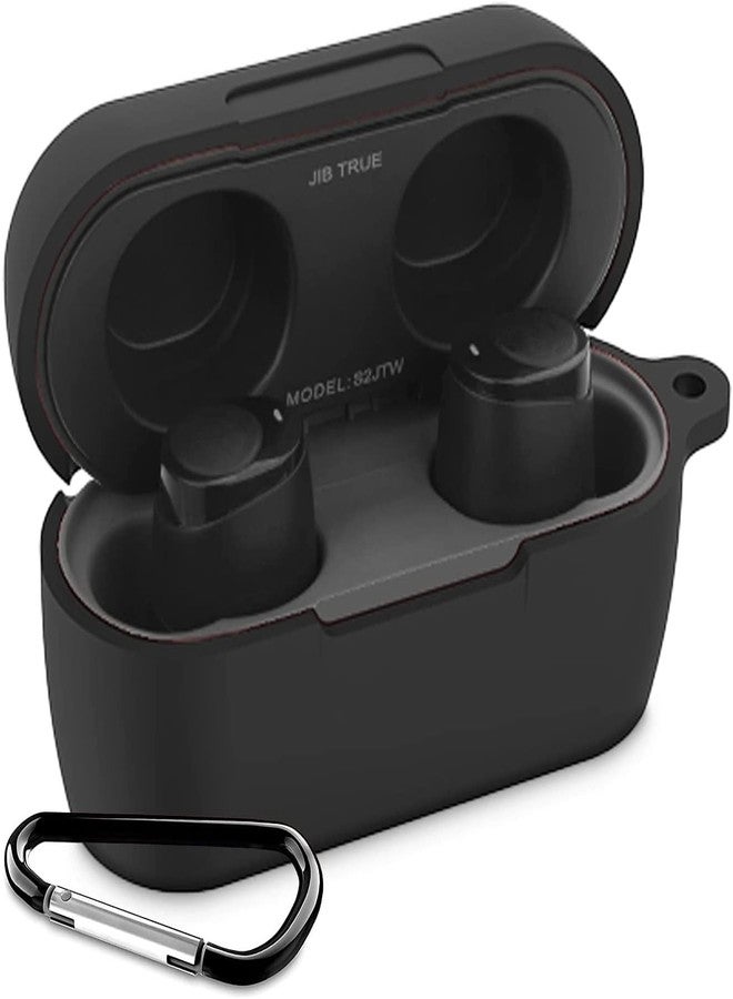 LEFXMOPHY غطاء بديل لجهاز JIB True لسماعات Skullcandy Jib True اللاسلكية، غلاف سيليكون أسود واقي - LEFXMOPHY - Image 1