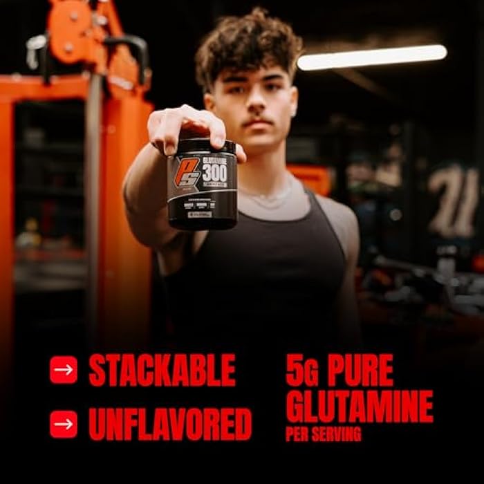 PROSUPPS Glutamine Powder for Men & Women - 5000mg L-Glutamine Workout Supplement for Muscle Recovery, Immune Support & Gut Health - Zero Sugar & Carbs, Gluten-Free - Unflavored, 60 Serving - Image 3