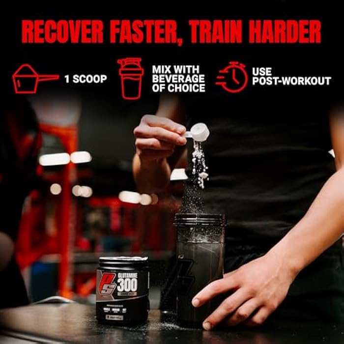 PROSUPPS Glutamine Powder for Men & Women - 5000mg L-Glutamine Workout Supplement for Muscle Recovery, Immune Support & Gut Health - Zero Sugar & Carbs, Gluten-Free - Unflavored, 60 Serving - Image 4