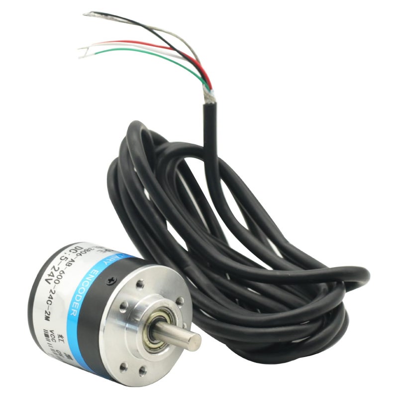 GODIYMODULES Photoelectric Inclimental Rotary Encoder 600PPR AB 2 Phase DC5-24V NPN Optical Encoder - Image 2