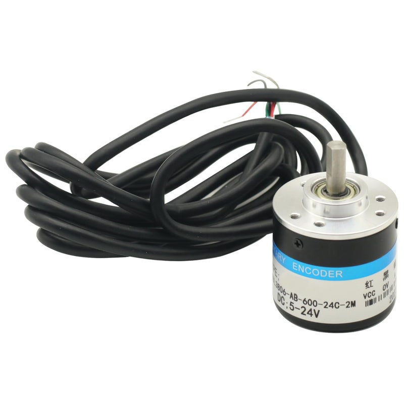 GODIYMODULES Photoelectric Inclimental Rotary Encoder 600PPR AB 2 Phase DC5-24V NPN Optical Encoder - Image 4