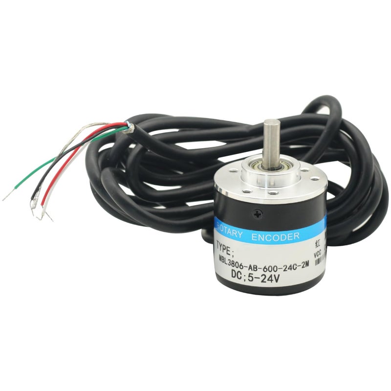 GODIYMODULES Photoelectric Inclimental Rotary Encoder 600PPR AB 2 Phase DC5-24V NPN Optical Encoder - Image 3