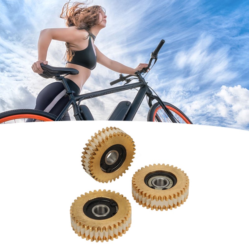 3 PCS Electric Bicycle 36T Motor Gears Light Weight 38mm Copper Bicycle Motor Gear Set for Scooter - Image 2