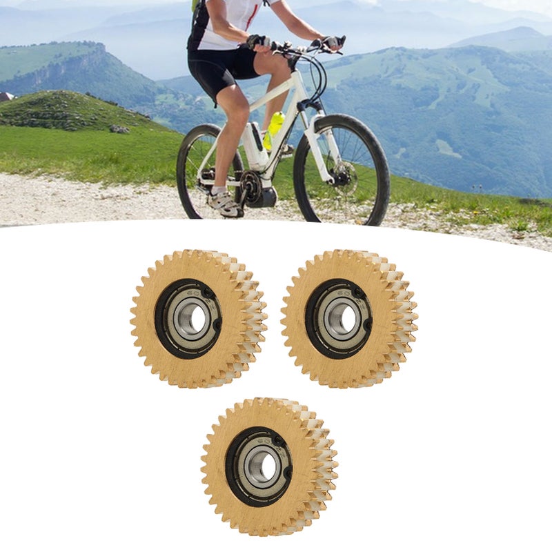 3 PCS Electric Bicycle 36T Motor Gears Light Weight 38mm Copper Bicycle Motor Gear Set for Scooter - Image 4