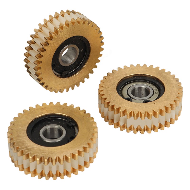 3 PCS Electric Bicycle 36T Motor Gears Light Weight 38mm Copper Bicycle Motor Gear Set for Scooter - Image 3