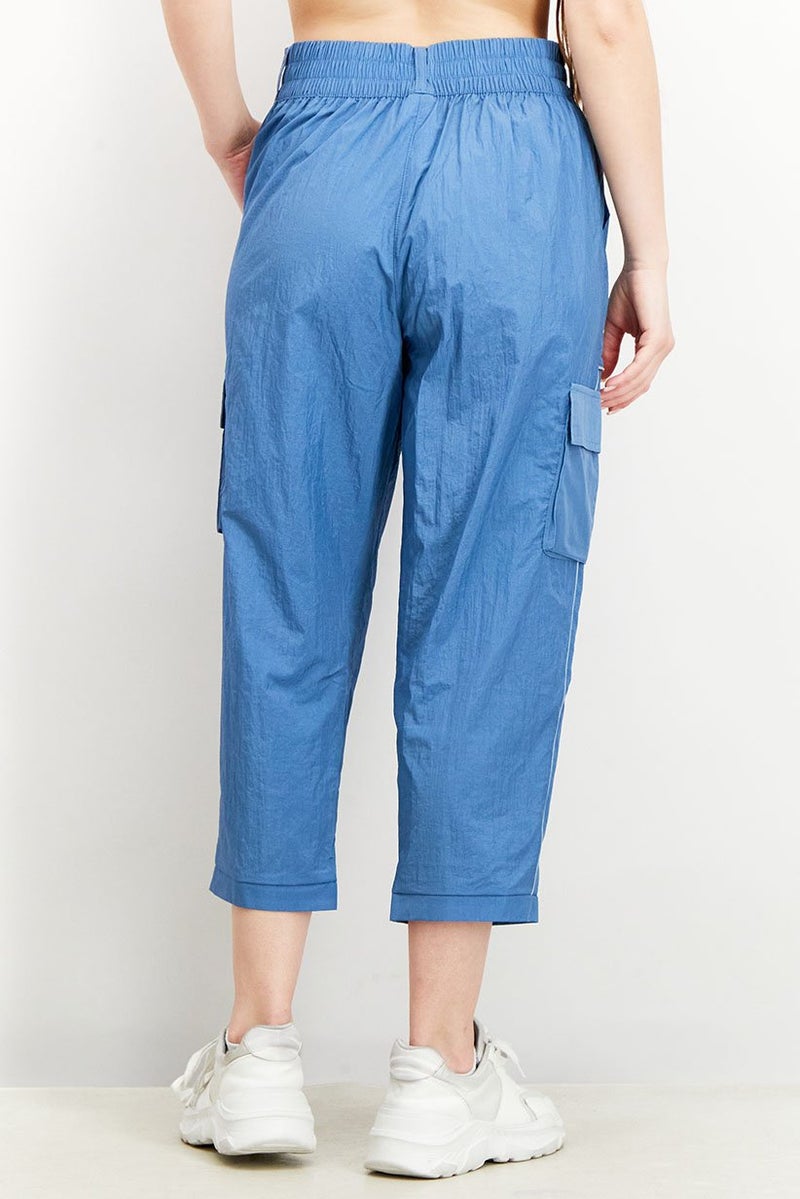 Reebok Women Sportwear Fit Training Pants, Blue - Image 4