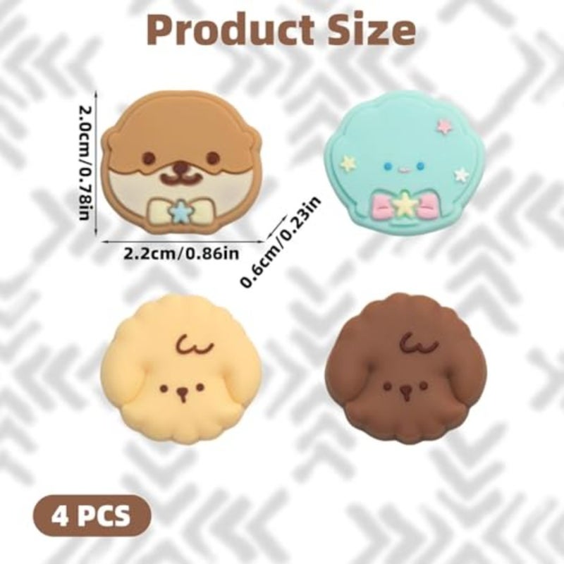 Thumb Grips, Silicone Joystick Caps for Switch PS5 Xbox Controllers, Non Slip Thumbstick Covers for Gaming Accessories, Protective Controller Grips for Men and Women, 4 Pack - Image 2