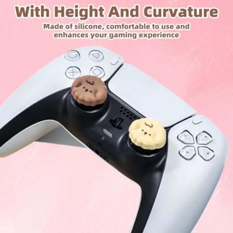 Thumb Grips, Silicone Joystick Caps for Switch PS5 Xbox Controllers, Non Slip Thumbstick Covers for Gaming Accessories, Protective Controller Grips for Men and Women, 4 Pack - Image 3