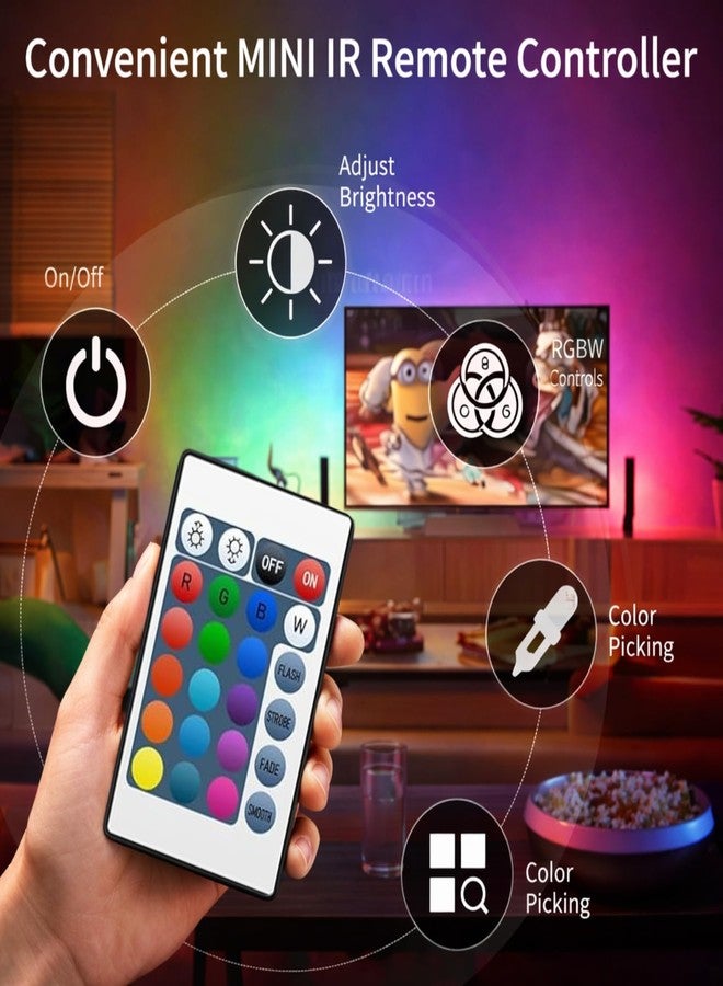 One94Store 5 Meter RGB LED Strip Lights with Adapter | 300 LEDs Multicolor Strip Light with 16 Mode Remote Controller | LED Lights for Home Decoration, Bedroom, Diwali & False Ceiling Lighting - Image 5